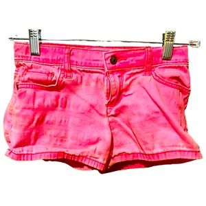 LEI Girls Crop Pink Denim Shorts